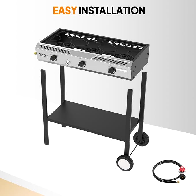 ROVSUN 3 Burner Propane Stove - Image 4