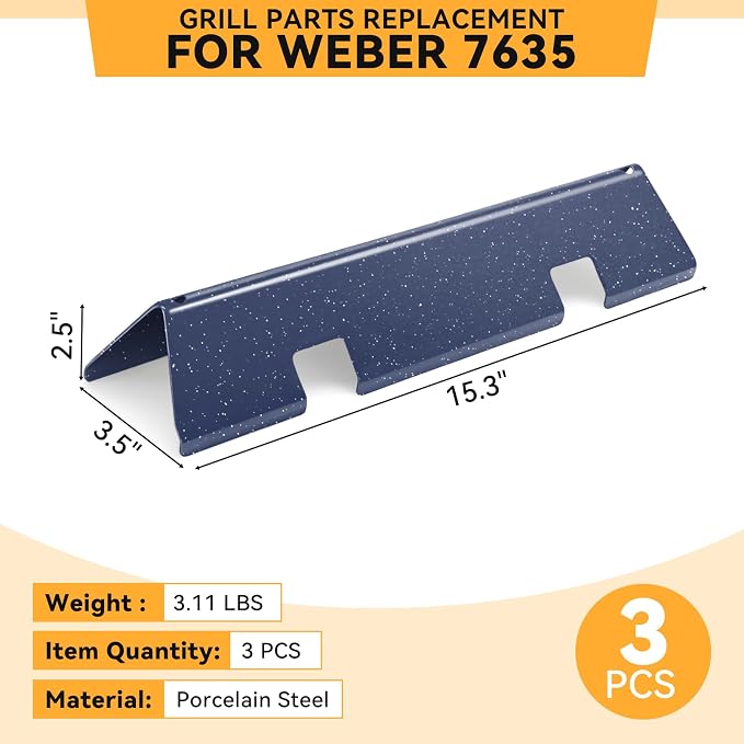 15.3 Inch Flavorizer Bars for Weber Spirit I & II 200 Gas Grill - Image 5