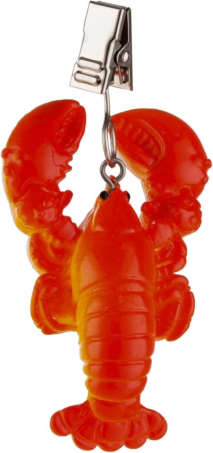 TwoFish Home Set of 4 Lobster Resin Tablecloth Weights Clips Lobster Handicraft - Image 6
