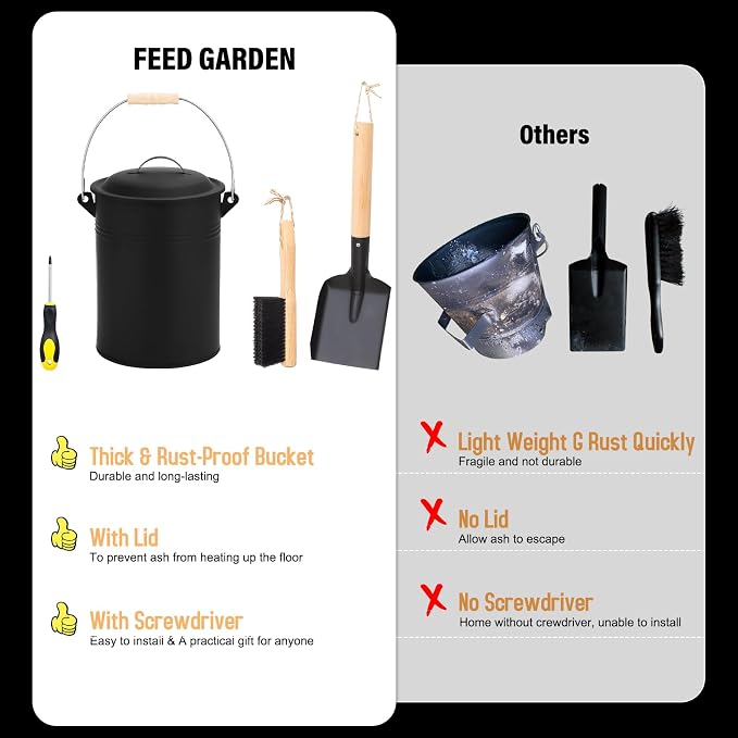 FEED GARDEN 2.5 Gallon Ash Bucket - Image 5