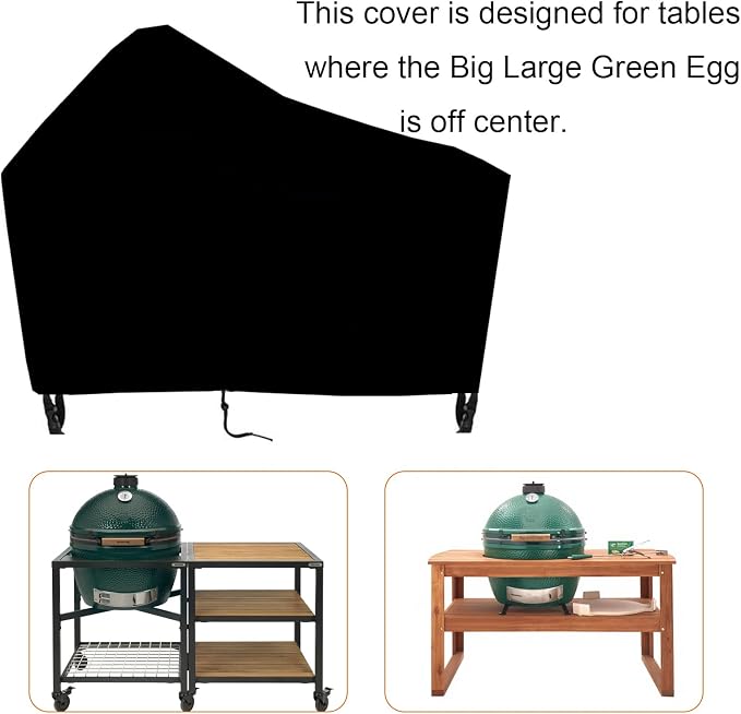 Kamado Ceramic BBQ Grill Cover for Big Green Egg, Heavy Duty Waterproof Grill - Image 7