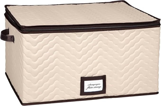 Wine Glass Storage Box with Dividers - Image 9