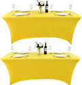 2-Pack 4ft Spandex Table Covers by Unknown