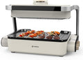 Smokeless Double Care Grill, Electric Indoor Tabletop Grill, Dual Heating by CARESYS