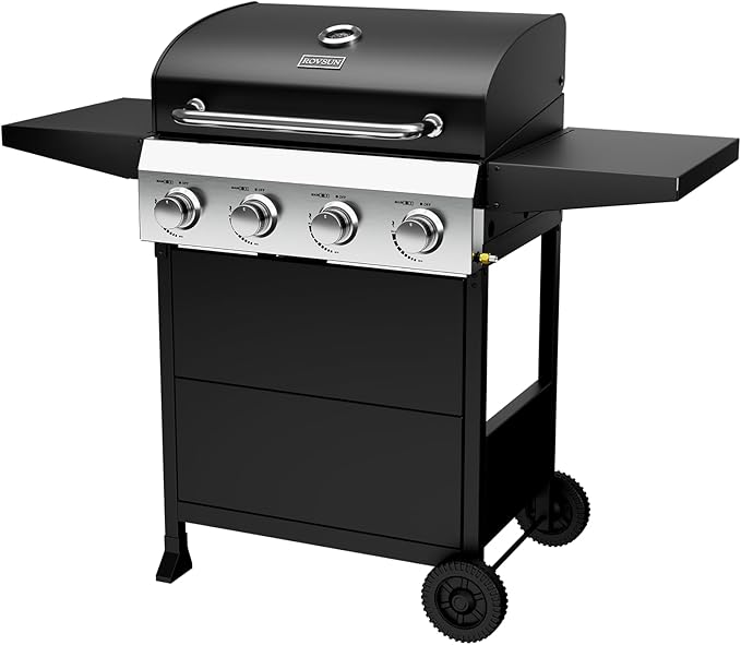 ROVSUN 4-Burner Propane Gas BBQ Grill by ROVSUN