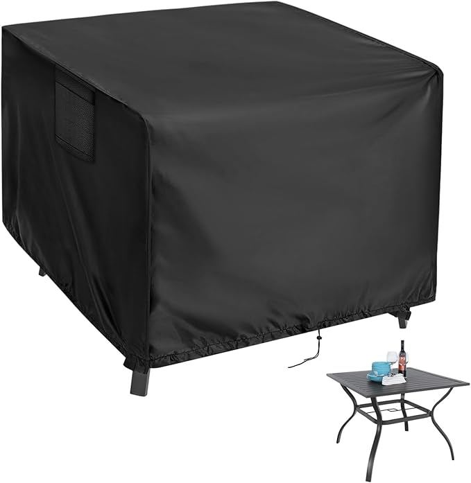 Outdoor Table Cover Square 46 inch Patio Table Cover Waterproof Patio Furniture by Unknown