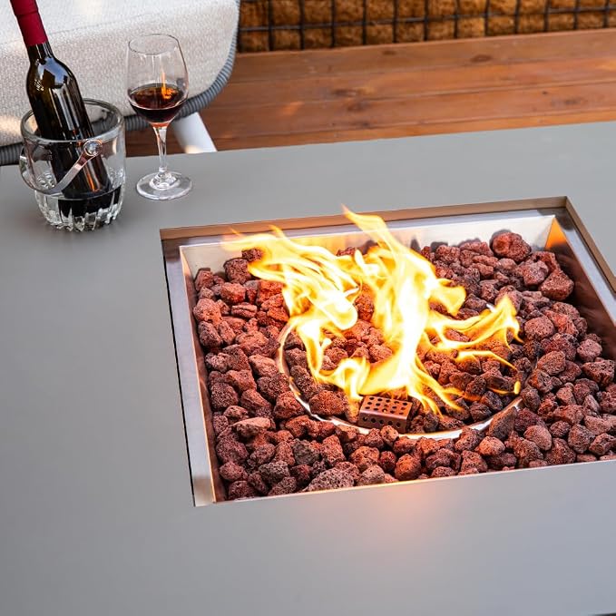 Ashton 36” Propane Fire Pit Smokeless Firepit Outdoor Gas Fire Pit - Image 8