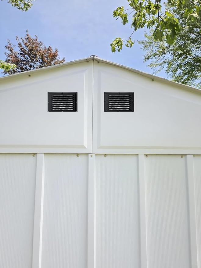 2pcs Attic Vent Soffit Vent Aluminum Wall Vent Metal Shed Vent Square Vent - Image 3