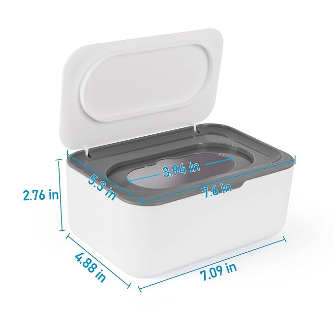 2 Pack Baby Wipes Dispenser, Wipes Case Baby Wipe Holder Keeps Wipes Fresh - Image 2
