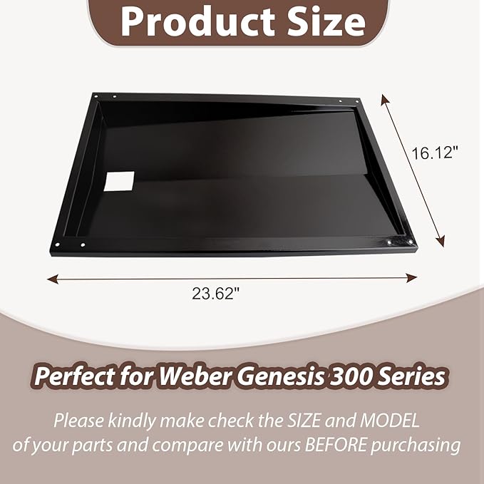 67767 Grease Tray for Weber Grill Parts Genesis 300 Series - Image 3
