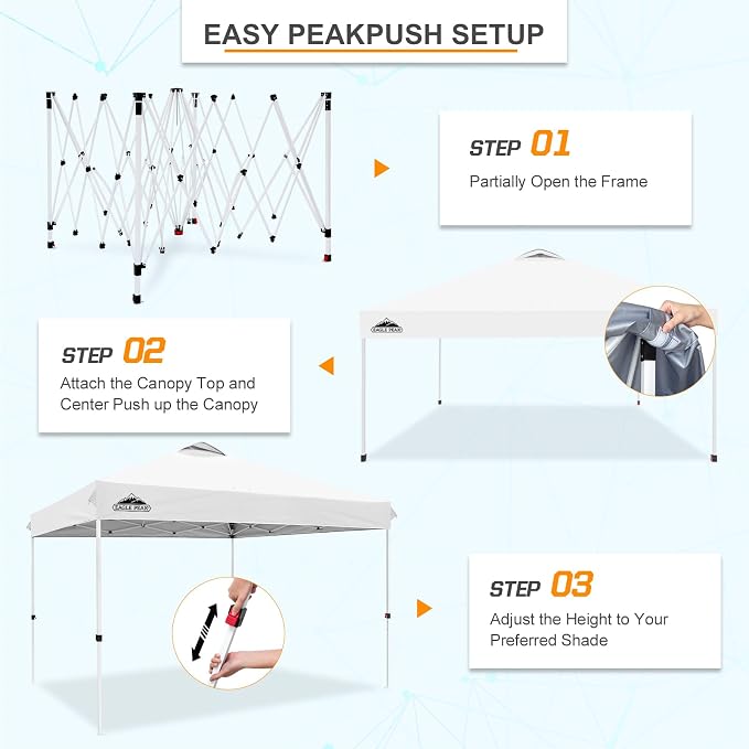 EAGLE PEAK Pop Up Canopy Tent - Image 2