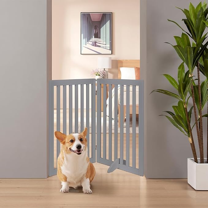 unipaws 36”H Free Standing Pet Gate - Image 2
