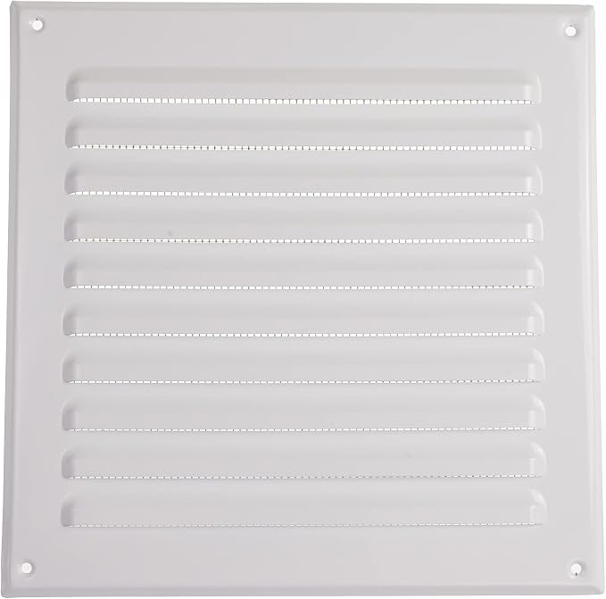 Vent Systems - 8 x 8 Inch White Metal Square Soffit Air Vent Grille Cover by VentSystems