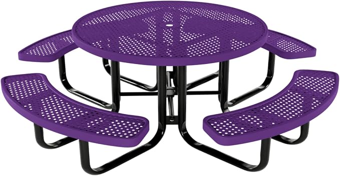 COATEDOUTDOORFURNITURE Heavy-Duty Portable Outdoor Kids Table by CoatedOutdoorFurniture