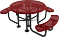 COATEDOUTDOORFURNITURE Heavy-Duty Portable Outdoor Picnic Table by CoatedOutdoorFurniture
