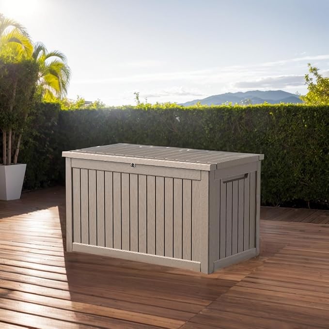 Waterproof Outdoor Resin Deck Box - Image 4
