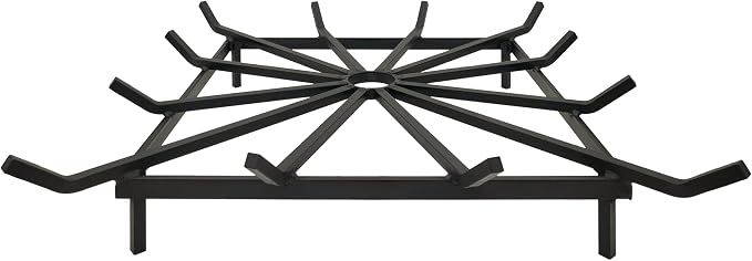 SteelFreak Heavy Duty Square Wheel Fire Pit Grate by SteelFreak