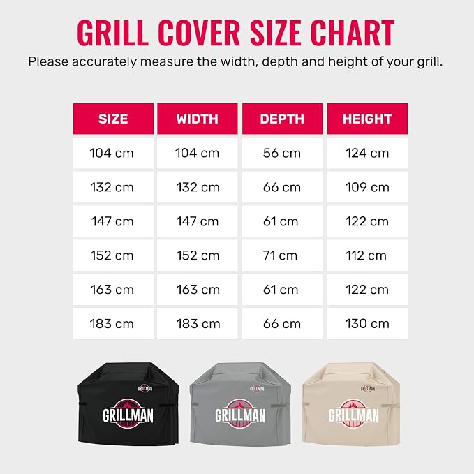 Grillman Premium Grill Cover for Outdoor Grill - Image 6