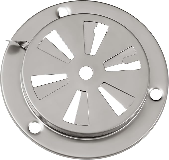 BBQ Smoker Air Vent Set, 2 Pieces Stainless Steel Grill Damper - Image 6