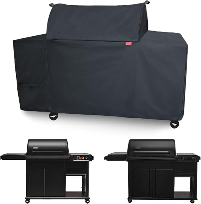 Grill Cover Fits Traeger Woodridge Elite Electric Wood Pellet Grill and Smoker by CoverGeny