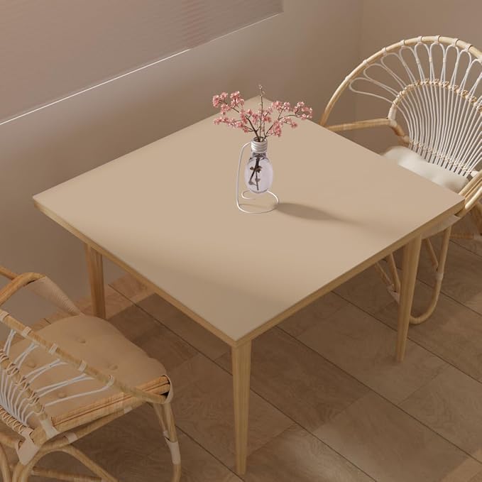 Leather Table Cover, 1.8mm Thick, 40x40 Inch Table Protector, Table Protector by Zinkooat