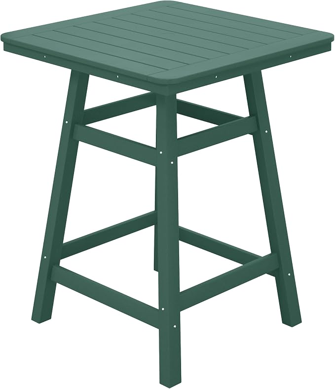 Costaelm Outdoor Bar Table, Patio Bistro Dining Pub Table by Costaelm