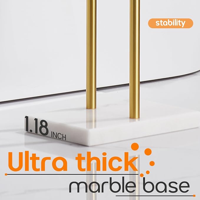 Standing Towel Rack for Bathroom 2-Tier Towel Holder Free Stand - Image 7