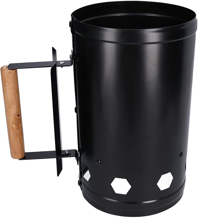 Charcoal Chimney Starter, Heavy Duty Steel BBQ Chimney Starter, BBQ Grill - Image 9