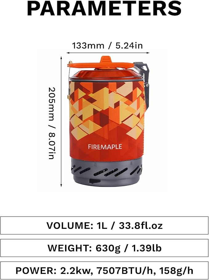 Fire-Maple Fixed Star X2 Backpacking and Camping Stove System Outdoor Propane - Image 4