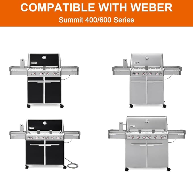 Full-Size Griddle Inserts for Weber Summit 400 Gas Grills, Flat Top Griddle - Image 3