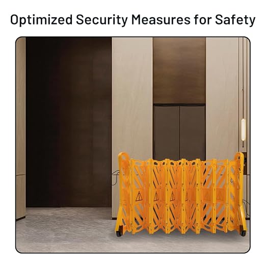 Yeeoy 13 Foot Safety Barrier, Expandable Mobile Barricade System, Commercial - Image 8