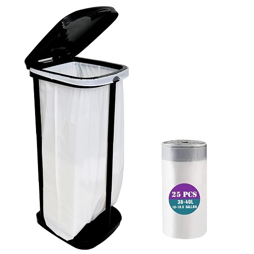 Portable Trash Bag Holder Collapsible Trash can by AngeLvet