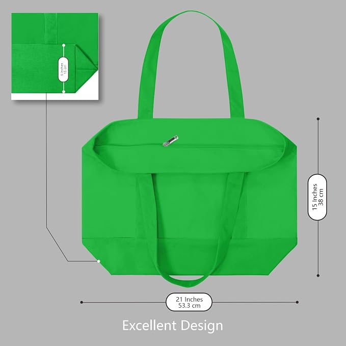 TOPDesign 1-Pack Canvas Tote Bag - Image 5