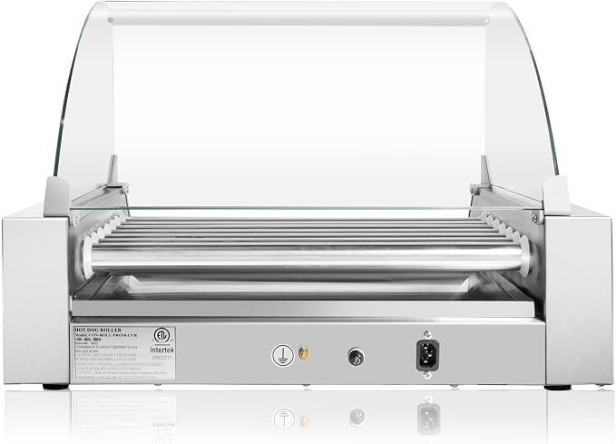 Olde Midway Electric 18 Hot Dog 7 Roller Grill Cooker Machine - Image 6