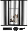 Lumizone Extra Tall Pet Gate 55.12" High Pressure Mounted 63.39"-67.90" Extra by Lumizone