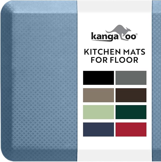 KANGAROO Thick Ergonomic Anti Fatigue Cushioned Kitchen Floor Mats, Standing by Kangaroo