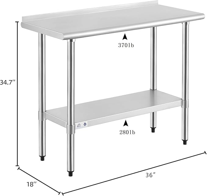 ROCKPOINT Stainless Steel Table - Image 3