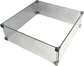 All Fire Table Pit Wind Screens and Stainless Steel Buner Lid from ELEMENTI | by AMSFireplaceInc