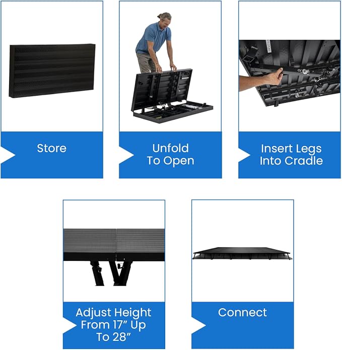 4'x12' MYSTAGE 3 Stage Platform - Image 5