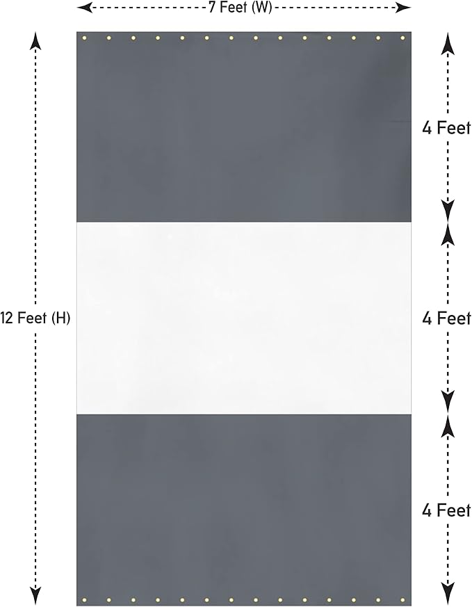 Covers & All Outdoor Clear Panel Curtain, 12 oz Vinyl Outdor Curtains - Image 2