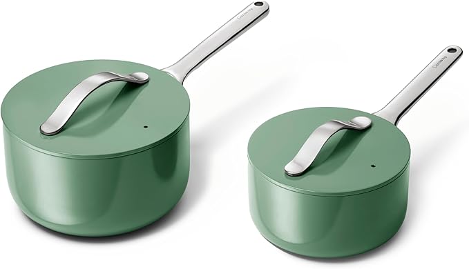 Caraway Nonstick Ceramic Sauce Pans by Caraway