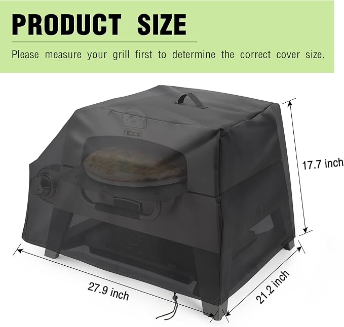 Pizza Oven Cover for Cuisinart CGG-403 3-in-1 Portable Pizza Oven, Waterproof - Image 2