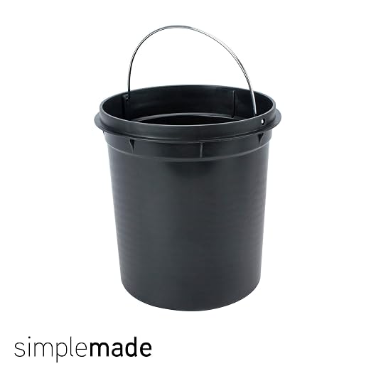 SIMPLEMADE Round Step Trash Can, Stainless Steel - Image 8