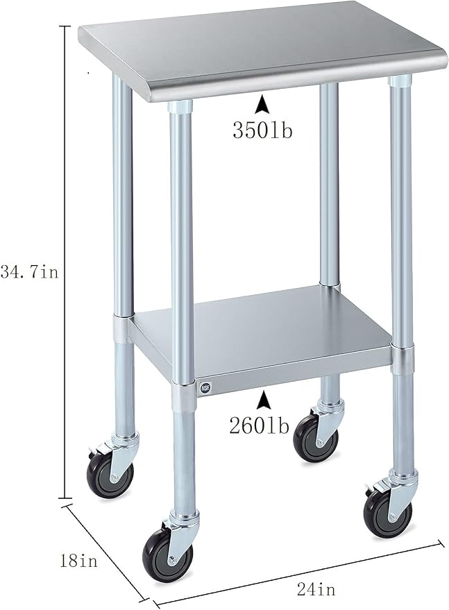 ROCKPOINT Stainless Steel Table - Image 4