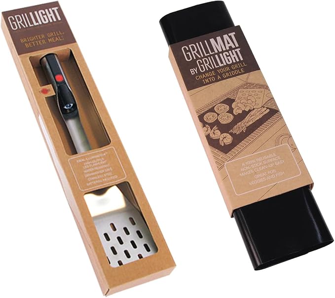 Grill Light Grill Spatula & Grilling Mats Gift Set | Restaurant Grade Stainless - Image 2