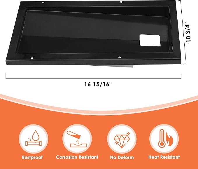 91353 Grease Tray for Weber Spirit 210 Series Grill, Drip Pan Tray for Weber - Image 2