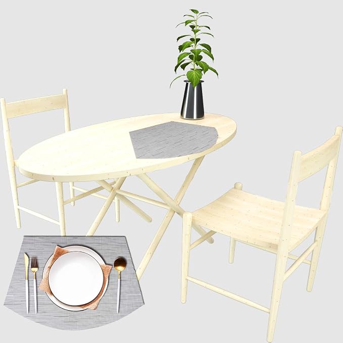 PIGCHCY Wedge Shaped Placemats Set of 6 - Image 7