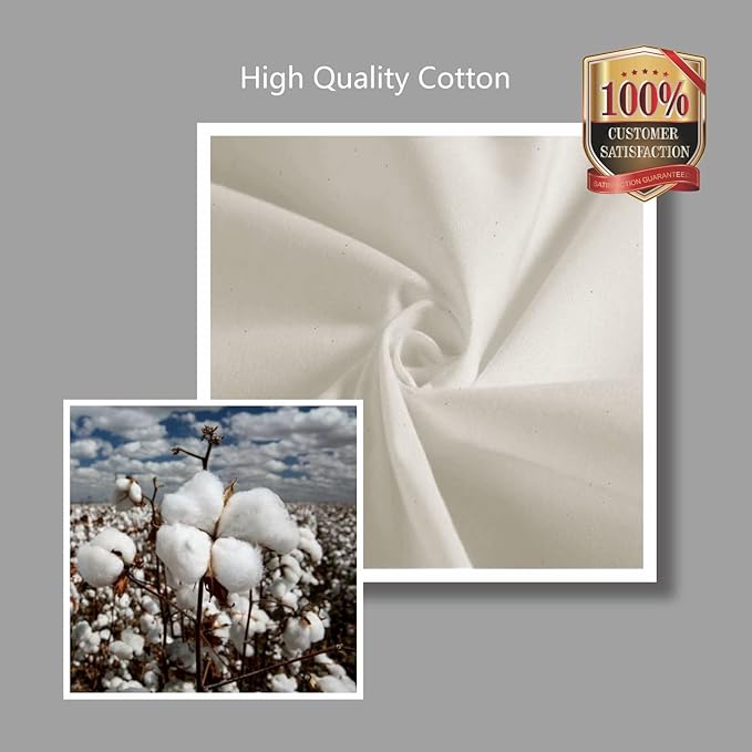 TOPDesign 3-Pack Super Strong Large 12oz Cotton Canvas Tote Bags, Reusable - Image 7