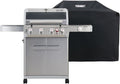 Monument Grills Outdoor Barbecue Stainless Steel 4 Burner Propane Gas Grill by MonumentGrills