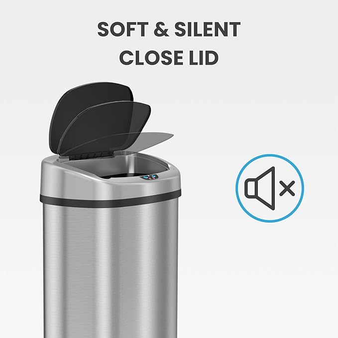 iTouchless 13 Gallon Automatic Sensor Trash Can - Image 6